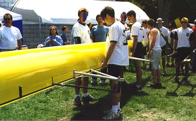 1999 Spring Mercyhurst: Holding Boat
